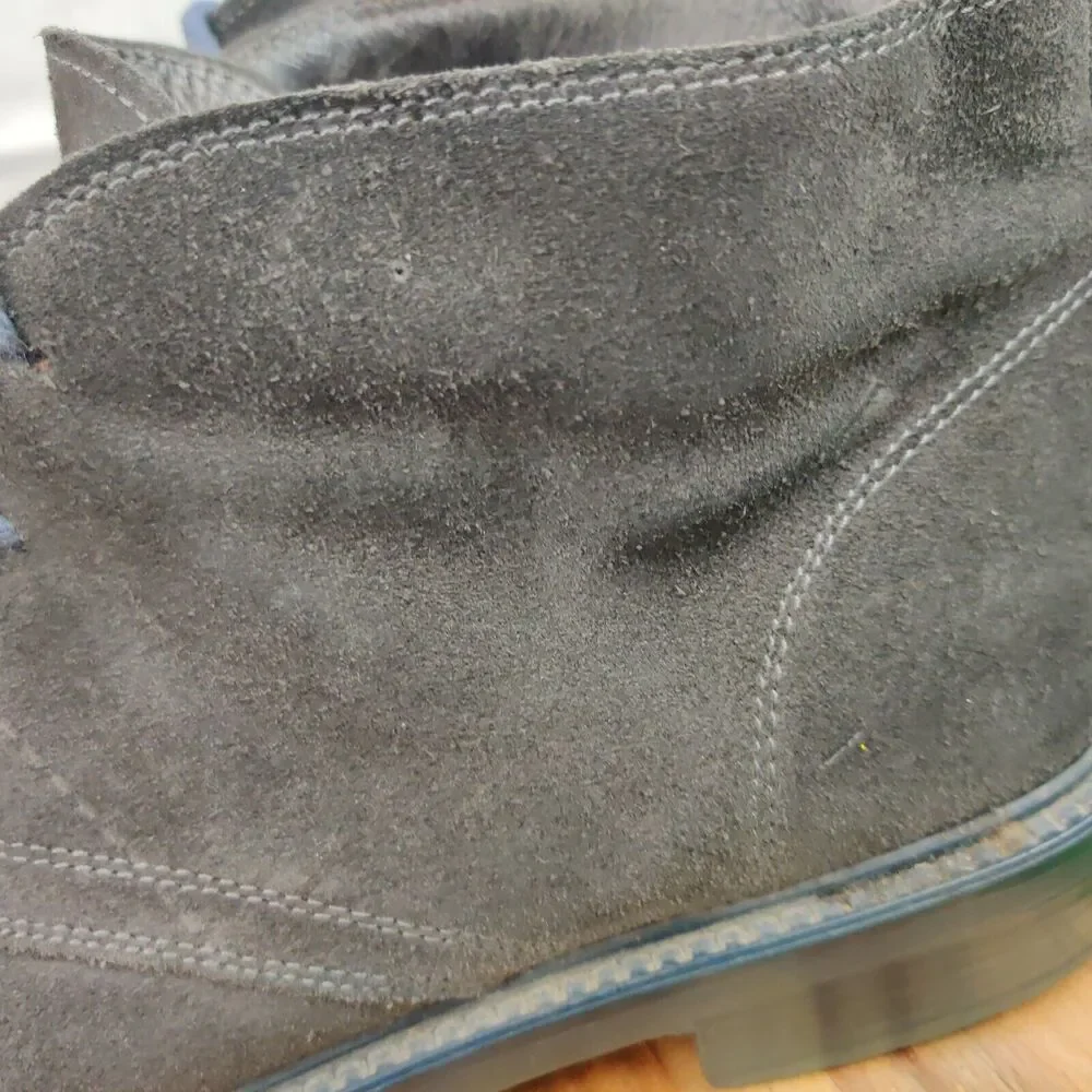To Boot New York Adam Derrick Mens 10.5 Gray Suede Derby Chukka Boot Lace Up
